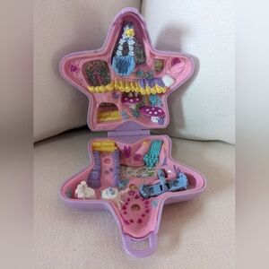 Vintage 1992 Bluebird Polly Pocket Fairy Fantasy Star Compact